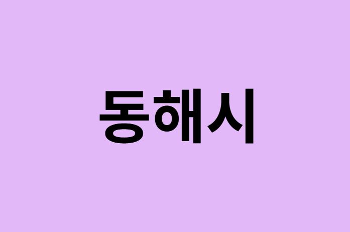 동해시에서 인천공항 가는법 (버스시간표, 기차, 가격, 요금, 공항버스, 제1, 2터미널)