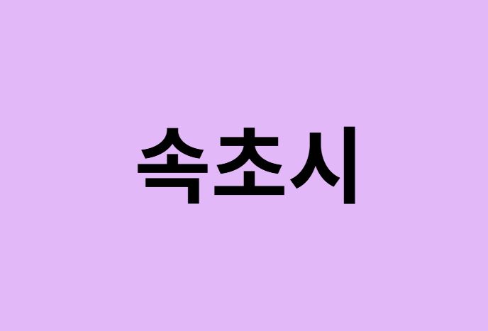 속초시에서 인천공항 가는법 (버스시간표, 기차, 가격, 요금, 공항버스, 제1, 2터미널)