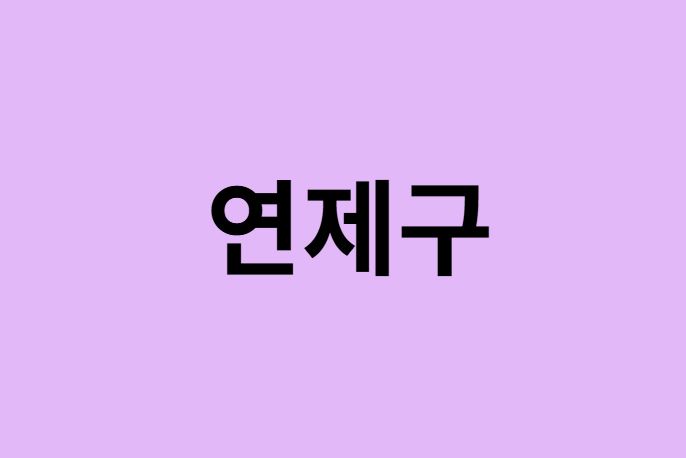 부산 연제구 벚꽃 명소 추천