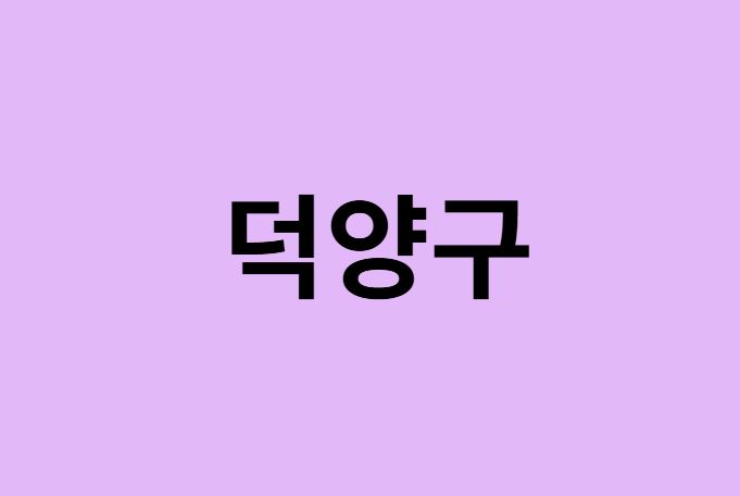 고양시 덕양구 벚꽃 명소