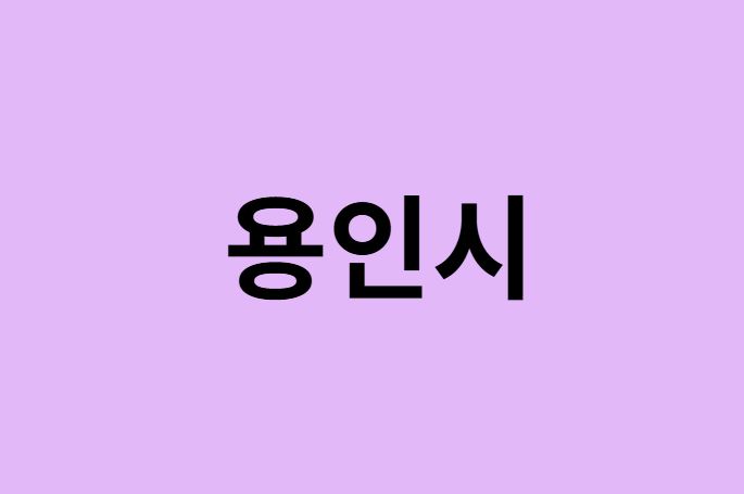 용인시 벚꽃 명소 추천