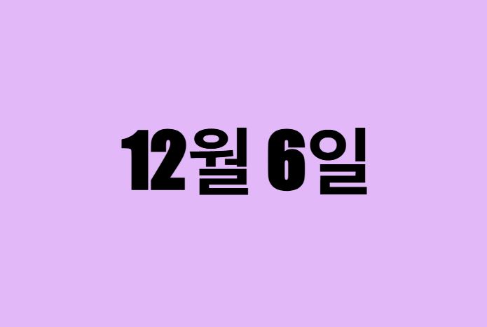 12월 6일 생일 탄생화, 탄생석, 별자리, 꽃말, 운세, 사주
